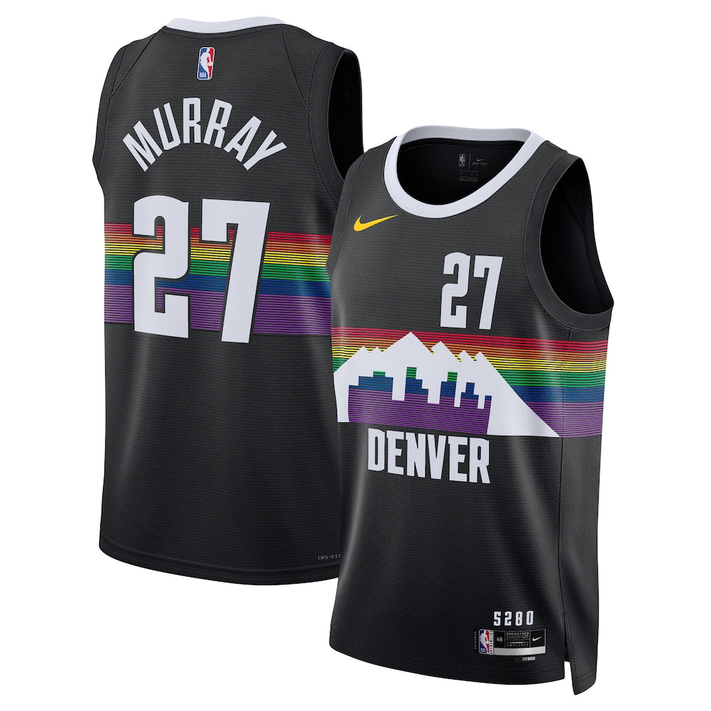 Denver Nuggets Jamal Murray NBA jersey front view