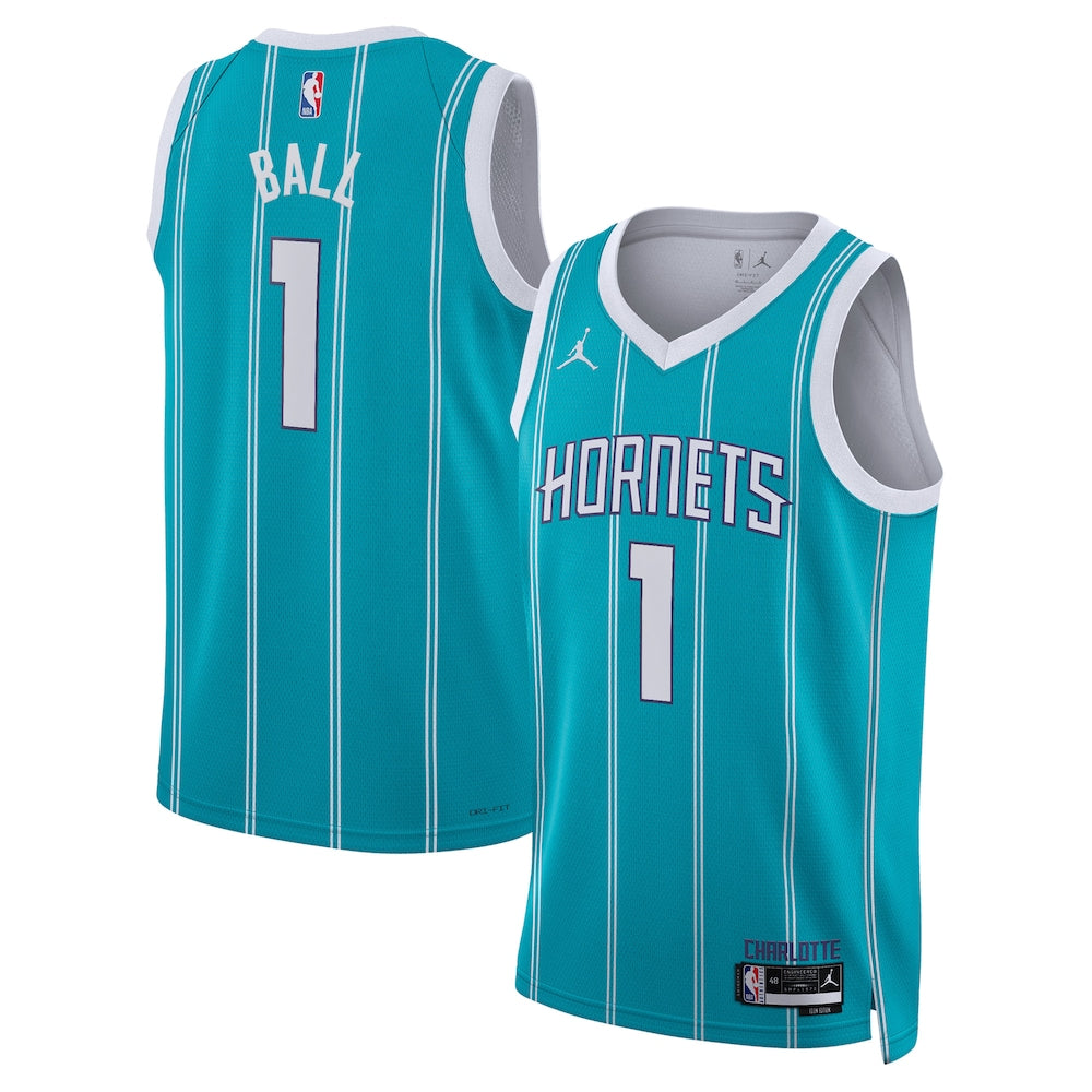 Charlotte Hornets Lamelo Ball NBA jersey front view