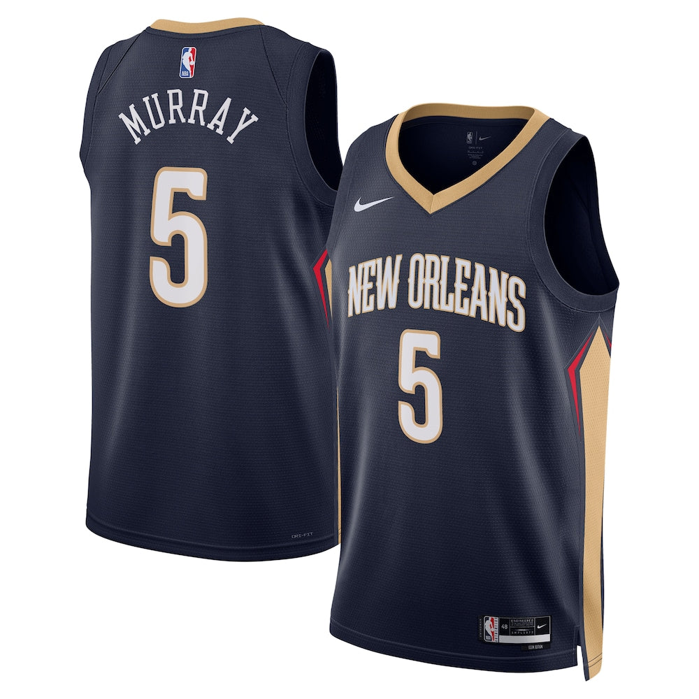 New Orleans Pelicans Dejounte Murray NBA jersey front view