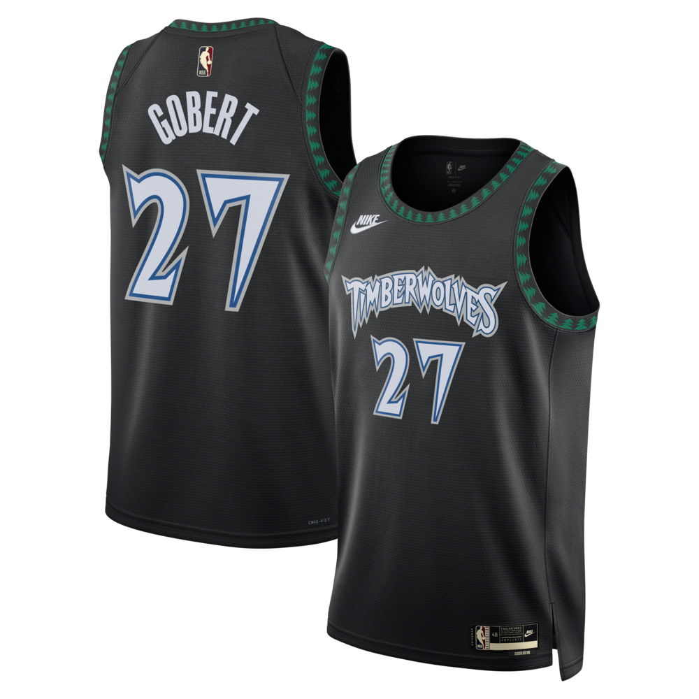 Minnesota Timberwolves Rudy Gobert NBA jersey front view