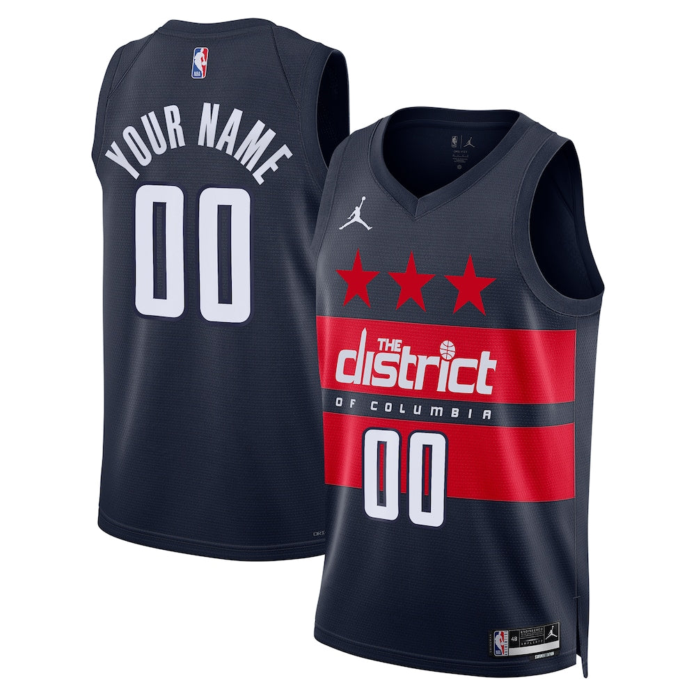Washington Wizards Jordan Nba Statement Edition Swingman Jersey Custom Mens stitched basketball jersey for game day fanwear
