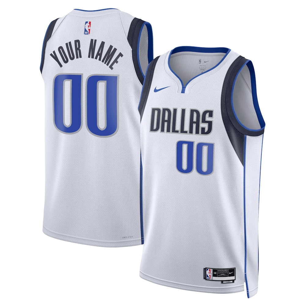Dallas Mavericks Association Swingman Jersey Custom Unisex stitched basketball jersey for game day fanwear