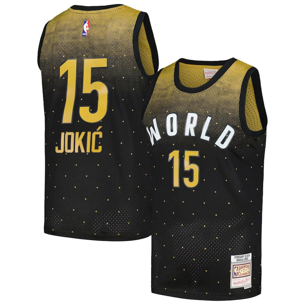 Nikola Jokic Black 2016 Nba Rising Stars Challenge Hardwood Classics Swingman Jersey stitched basketball jersey for game day