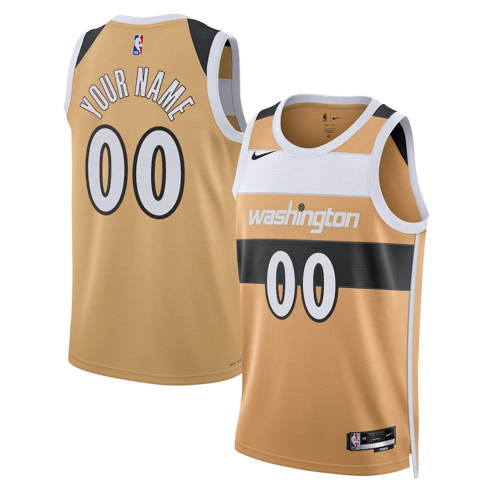 WAS 2025/26 City Edition Swingman Jersey - Custom - Unisex RTJ Basketball 672