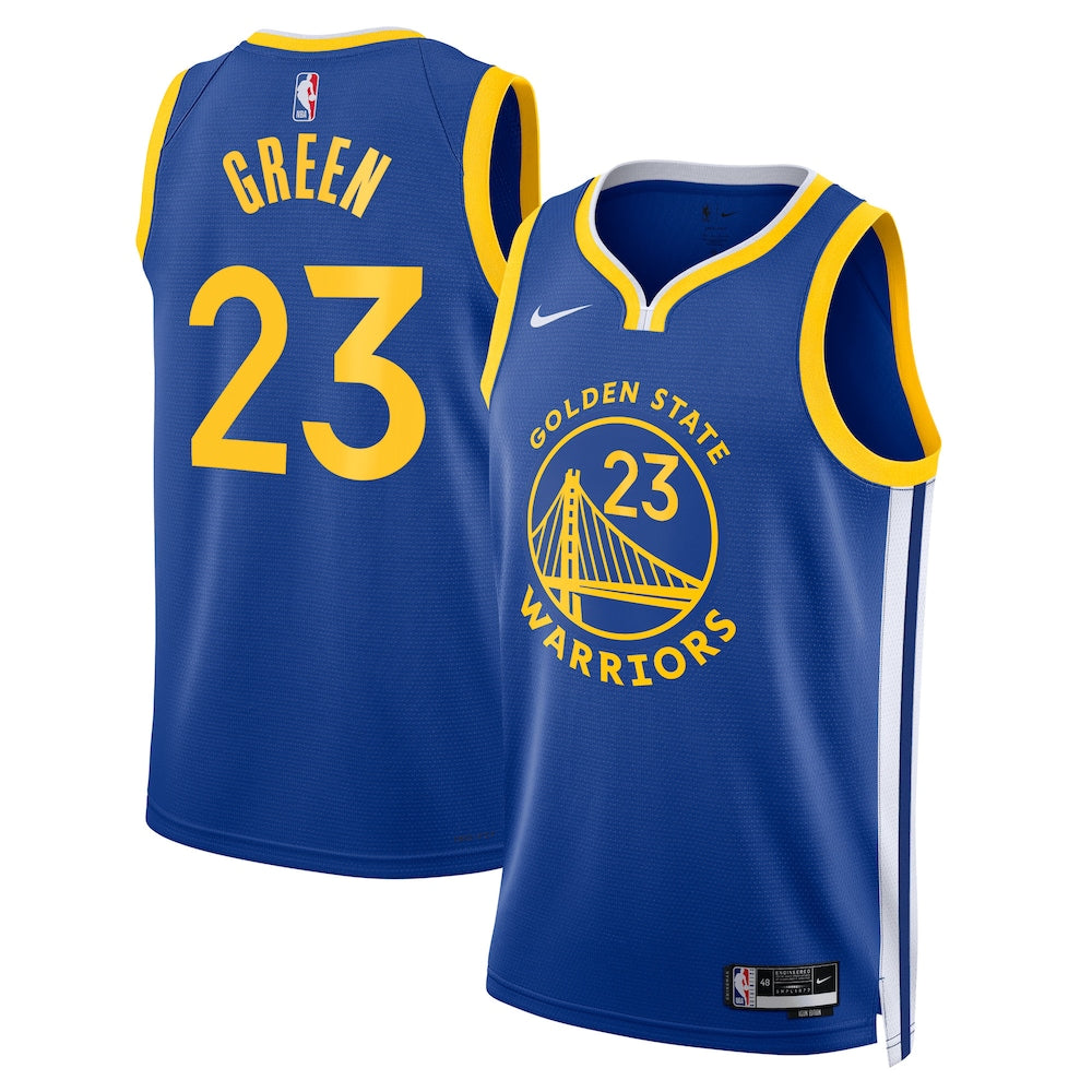 Golden State Warriors Icon Edition Swingman Jersey Royal Draymond Green Unisex stitched basketball jersey for game day