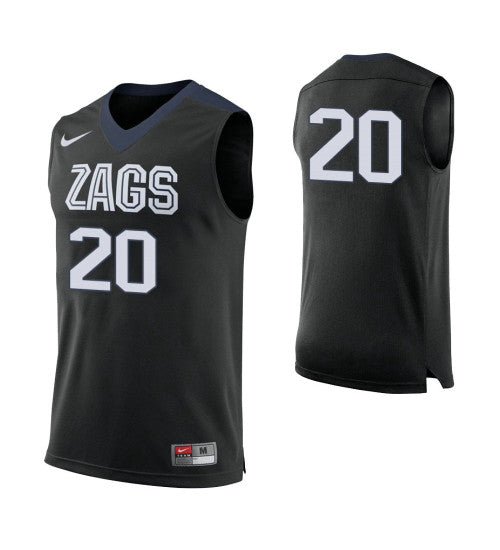 Gonzaga Bulldogs 20 Paul Pennington College Basketball Jersey Black | Stitched Jersey RTJS 4357