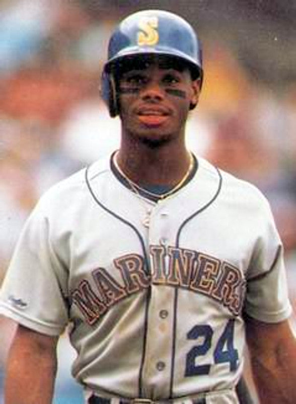 Seattle Mariners 1980s Cooperstown Name Number MLB jersey front view