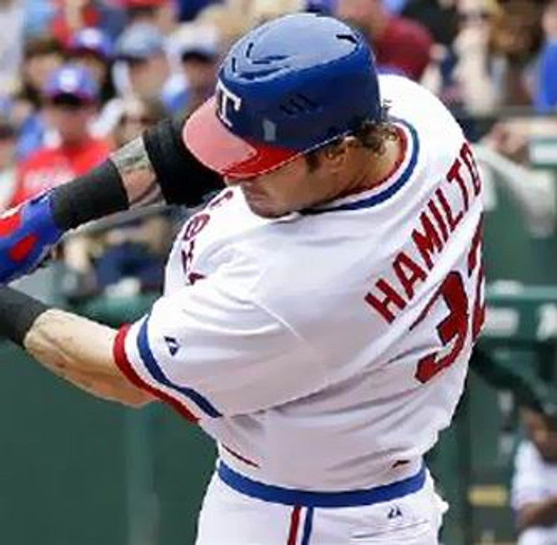 Texas Rangers Josh Hamilton 1980s Cooperstown MLB jersey front view
