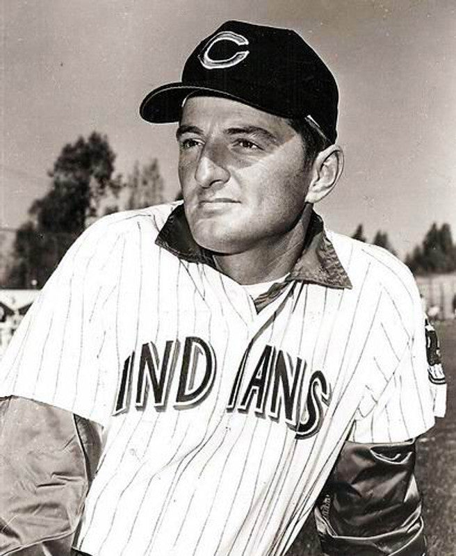Cleveland Indians Ken Harrelson Cooperstown MLB jersey front view