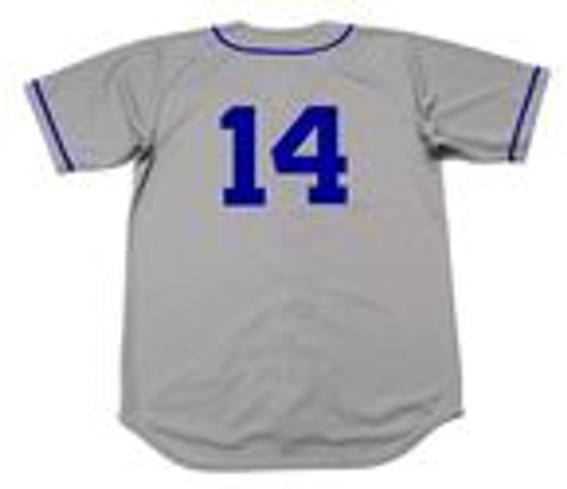 Gil Hodges Brooklyn Dodgers 1955 Throwback Away Baseball Stitched Jersey jersey front view