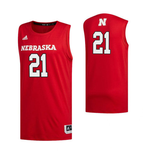 Nebraska Cornhuskers 21 Jace Piatkowski College Basketball Jersey Scarlet | Stitched Jersey RTJS 8190