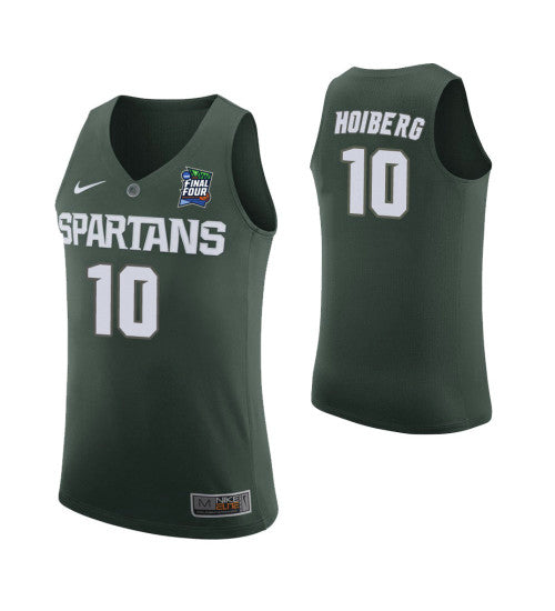 Jack Hoiberg Michigan State Spartans Green Final Four College Basketball Jersey | Stitched Jersey RTJS 4022