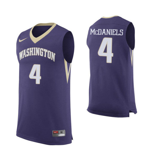 Washington Huskies Jaden Mcdaniels College Basketball Jersey Purple | Stitched Jersey RTJS 6101