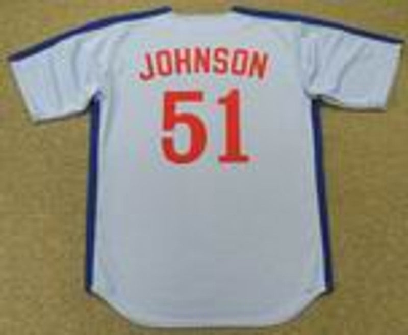 Montreal Expos Randy Johnson Cooperstown MLB jersey front view