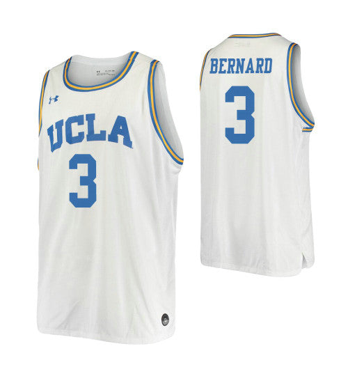 Jules Bernard College Basketball Jersey White Ucla Bruins | Stitched Jersey RTJS 3959