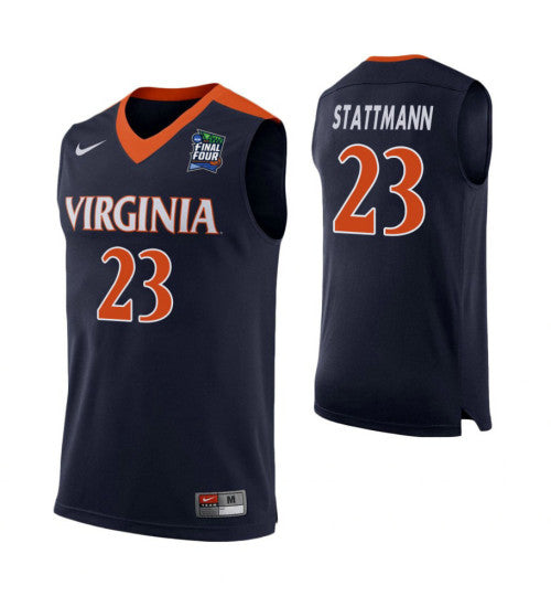 Kody Stattmann Virginia Cavaliers Navy Final Four College Basketball Jersey | Stitched Jersey RTJS 3549