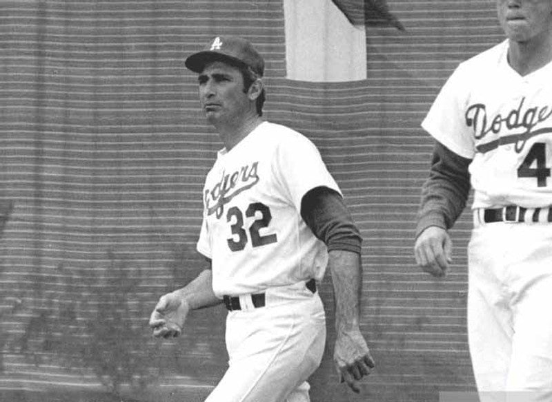 Los Angeles Dodgers Sandy Koufax MLB jersey front view