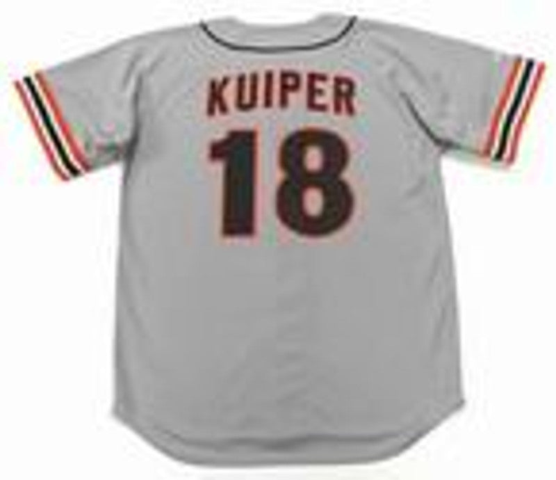 DK SFG 1984 Cooperstown Away Baseball Stitched Jersey, Vintage Baseball Jersey, Retro Sewn Jersey