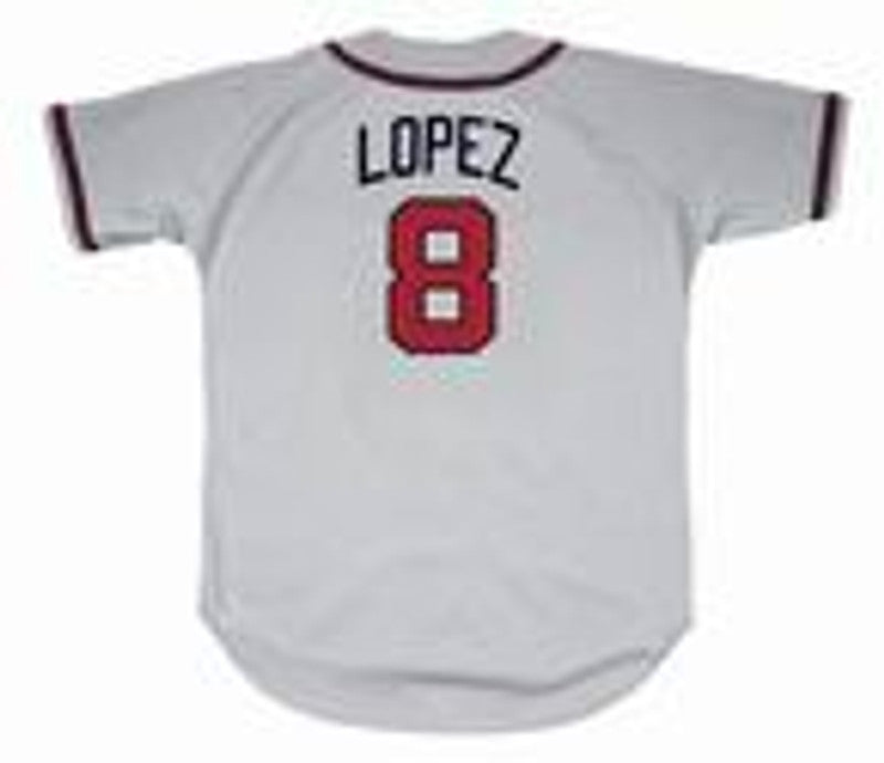 Atlanta Braves Javier Lopez MLB jersey front view