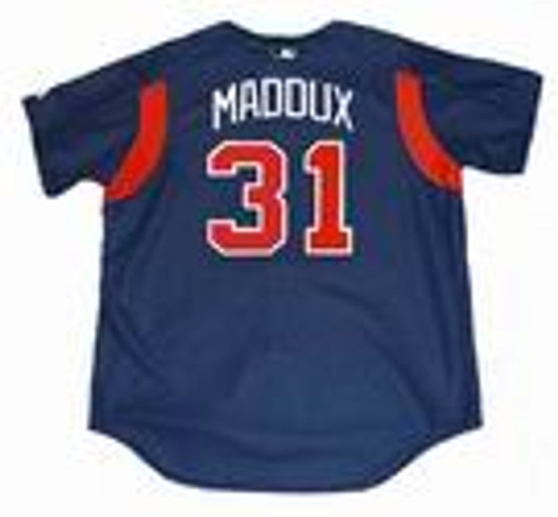 Atlanta Braves Greg Maddux MLB jersey front view