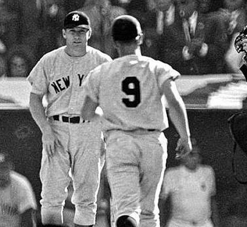 New York Yankees 1960s Cooperstown MLB jersey front view