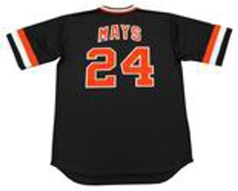 WM SFG Cooperstown Away Baseball Stitched Jersey, Vintage Baseball Jersey, Retro Sewn Jersey