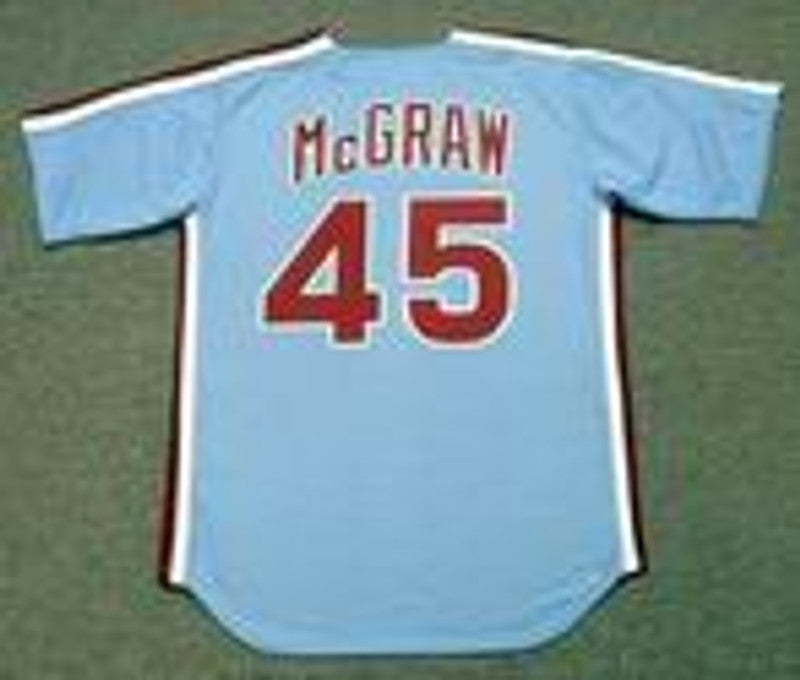 TM PP 1980 Cooperstown Away Stitched Jersey, Vintage Baseball Jersey, Retro Sewn Jersey