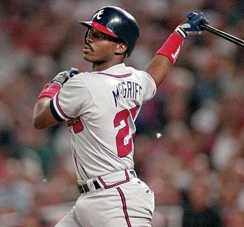 Atlanta Braves Fred Mcgriff MLB jersey front view