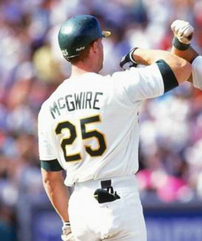 Oakland Athletics 1990s Name Number MLB jersey front view