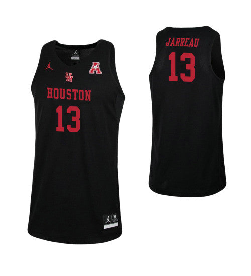 Houston Cougars 13 Dejon Jarreau College Basketball Jersey Black | Stitched Jersey RTJS 4286