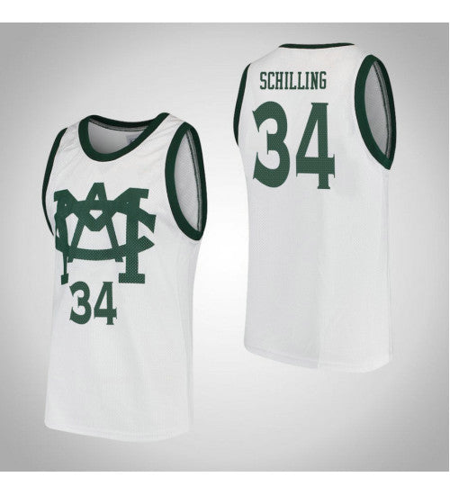 Michigan State Spartans #34 Gavin Schilling Vault Mac College Basketball Jersey White stitched college jersey
