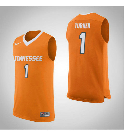 Tennessee Volunteers 1 Lamonte Turner College Basketball Jersey Orange | Stitched Jersey RTJS 7010