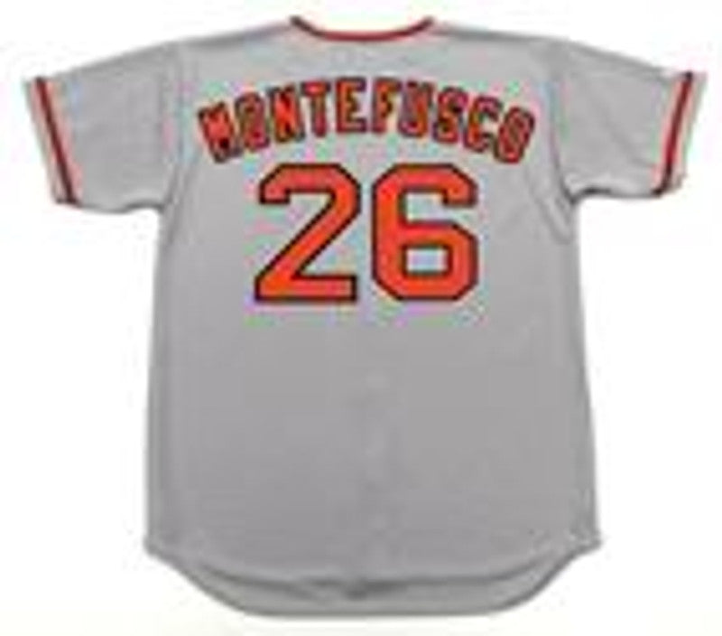 San Francisco Giants John Montefusco Cooperstown MLB jersey front view