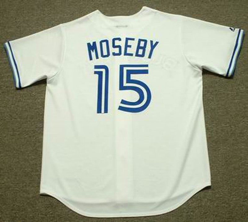 Toronto Blue Jays Lloyd Moseby Cooperstown MLB jersey front view