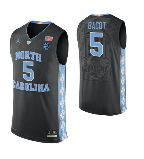 Armando Bacot North Carolina Tar Heels Black College Basketball Jersey stitched basketball jersey for game day fanwear