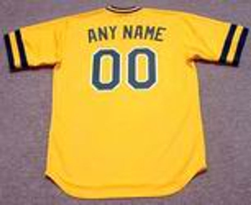 Oakland Athletics 1980s Cooperstown Name Number MLB jersey front view