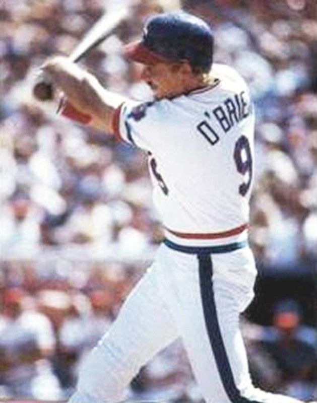 Texas Rangers Pete Obrien MLB jersey front view