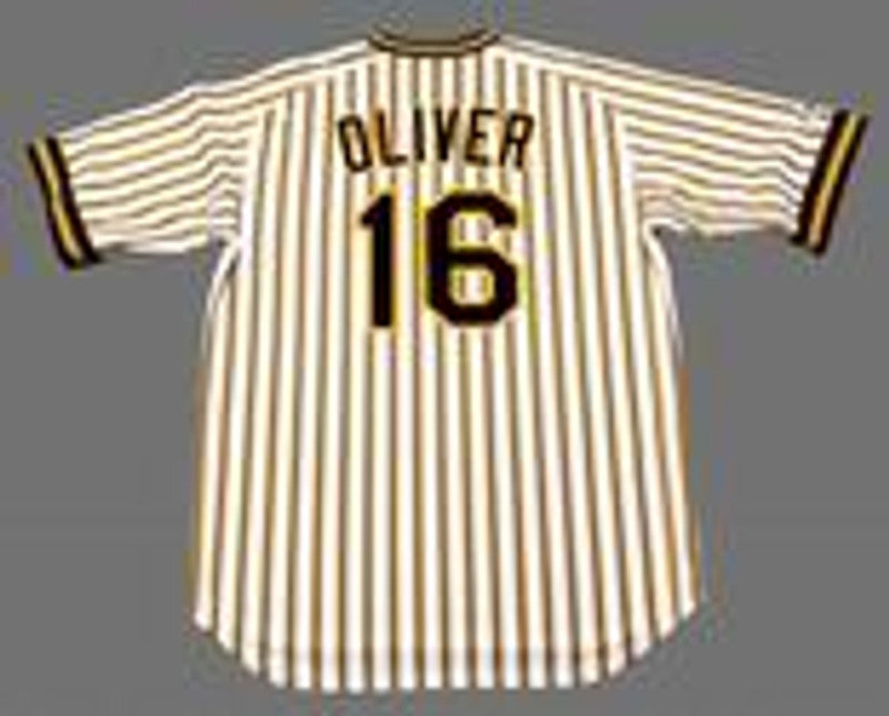 Pittsburgh Pirates Al Oliver Cooperstown MLB jersey front view