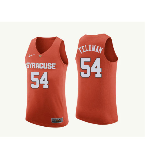 Syracuse Orange 54 Ky Feldman College Basketball Jersey Orange | Stitched Jersey RTJS 7076