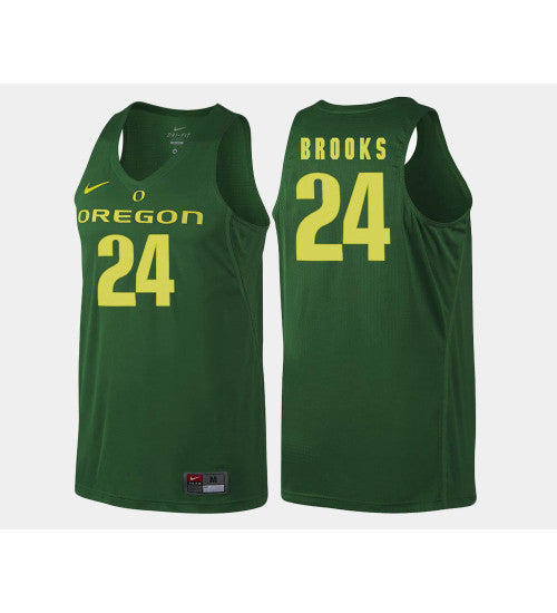 Oregon Ducks #24 Dillon Brooks Green Road College Basketball Jersey stitched college jersey