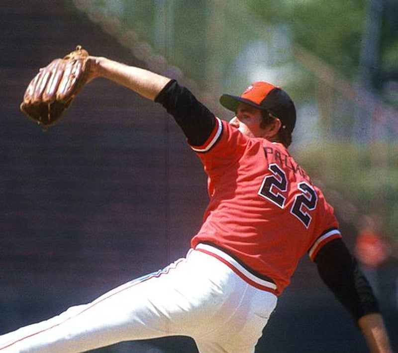 Baltimore Orioles Jim Palmer MLB jersey front view
