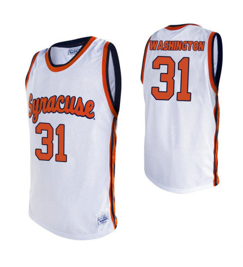 Syracuse Orange 31 Pearl Washington Basketball Alumni College Basketball Jersey White | Stitched Jersey RTJS 7055