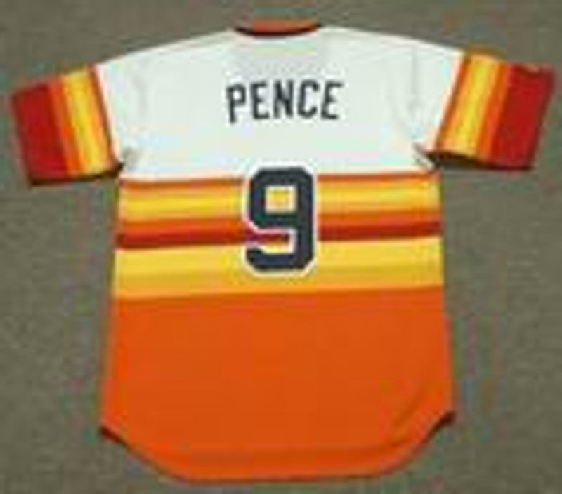 Houston Astros Hunter Pence 1980s Cooperstown MLB jersey front view
