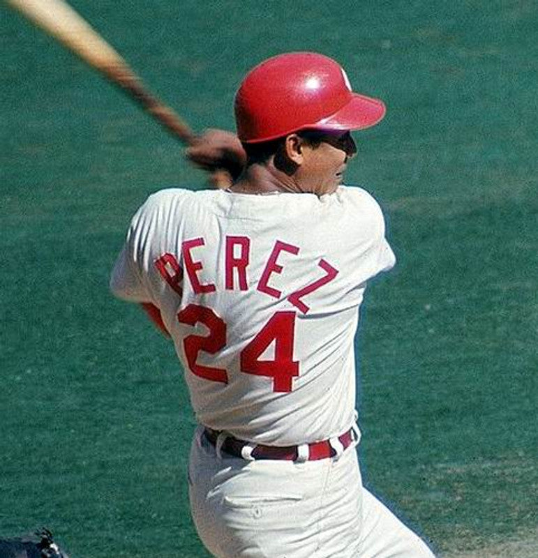 Cincinnati Reds Tony Perez Cooperstown MLB jersey front view