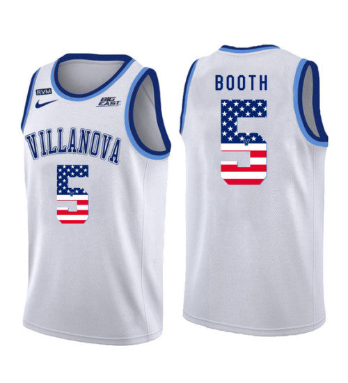 Villanova Wildcats 5 Phil Booth College Basketball Jersey White 5479 | Stitched Jersey RTJS 6269