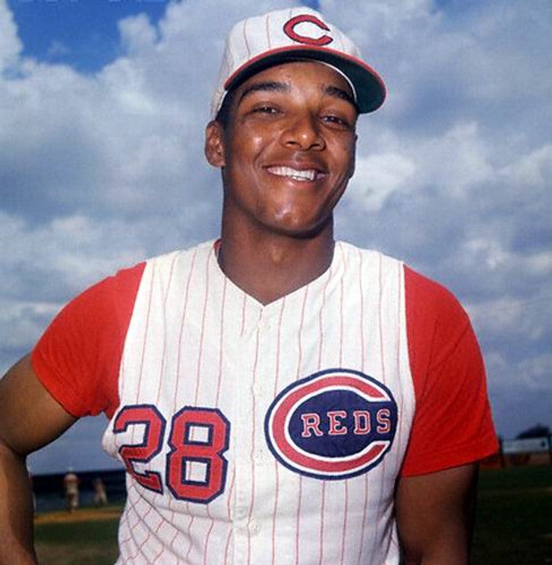 Cincinnati Reds Vada Pinson 1960s MLB jersey front view