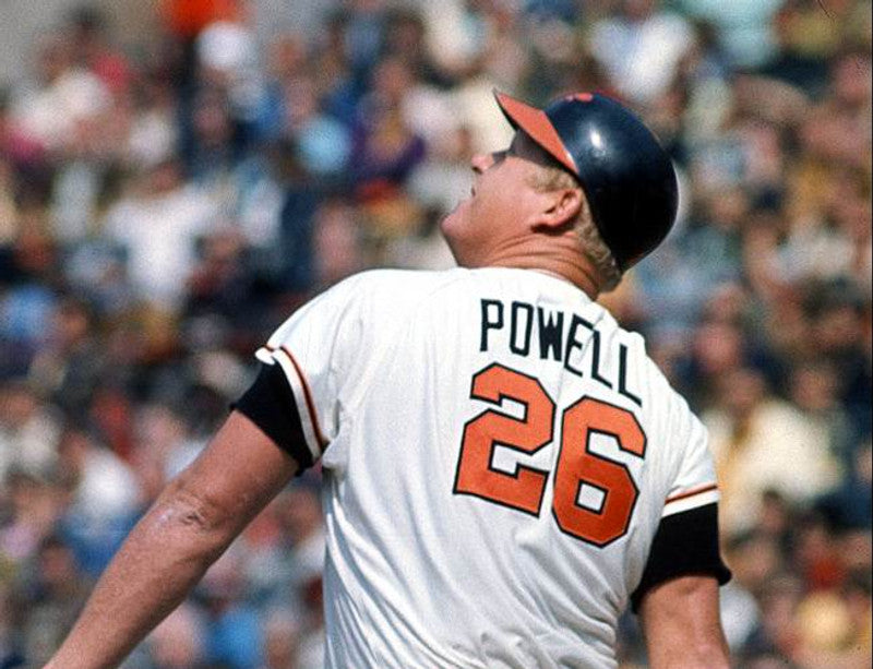 Baltimore Orioles Boog Powell Cooperstown MLB jersey front view