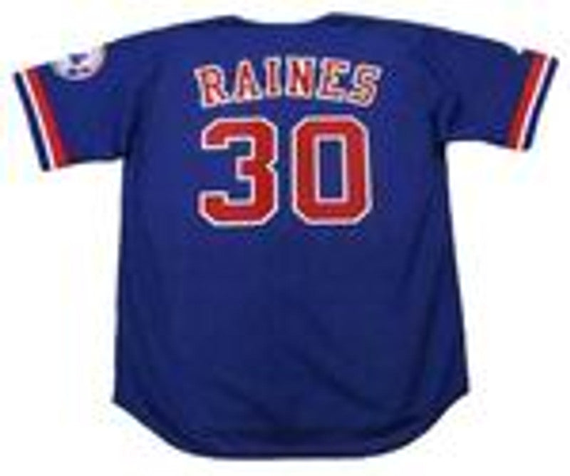 Montreal Expos Tim Raines MLB jersey front view