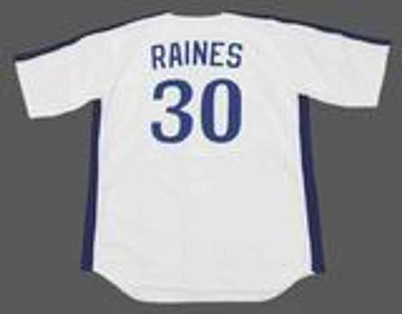 Montreal Expos Tim Raines Cooperstown MLB jersey front view