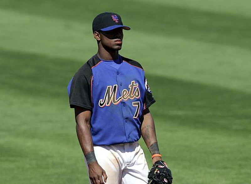 New York Mets Jose Reyes MLB jersey front view